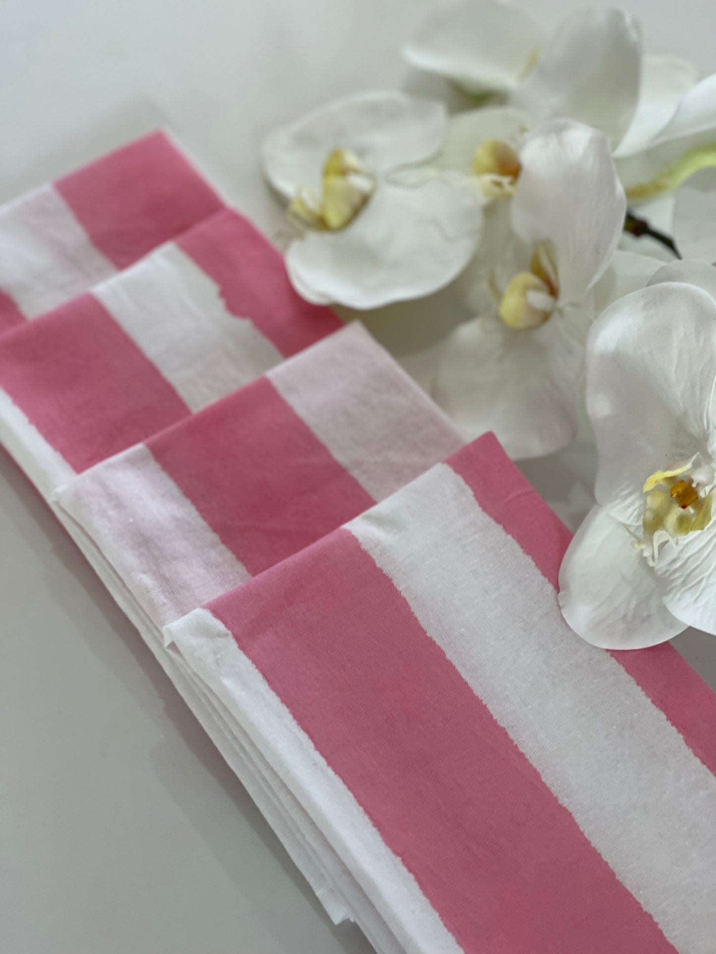 PRIMMI PINKY STRIPE NAPKINS (SET OF 4)