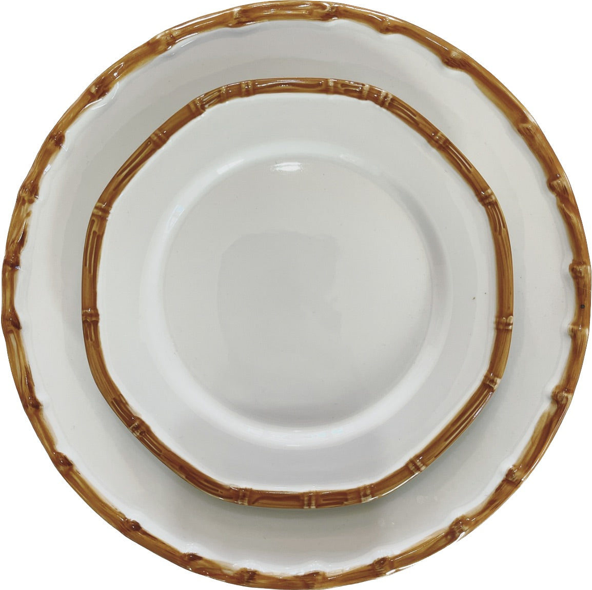 ROUND BAMBOO DINNER PLATE