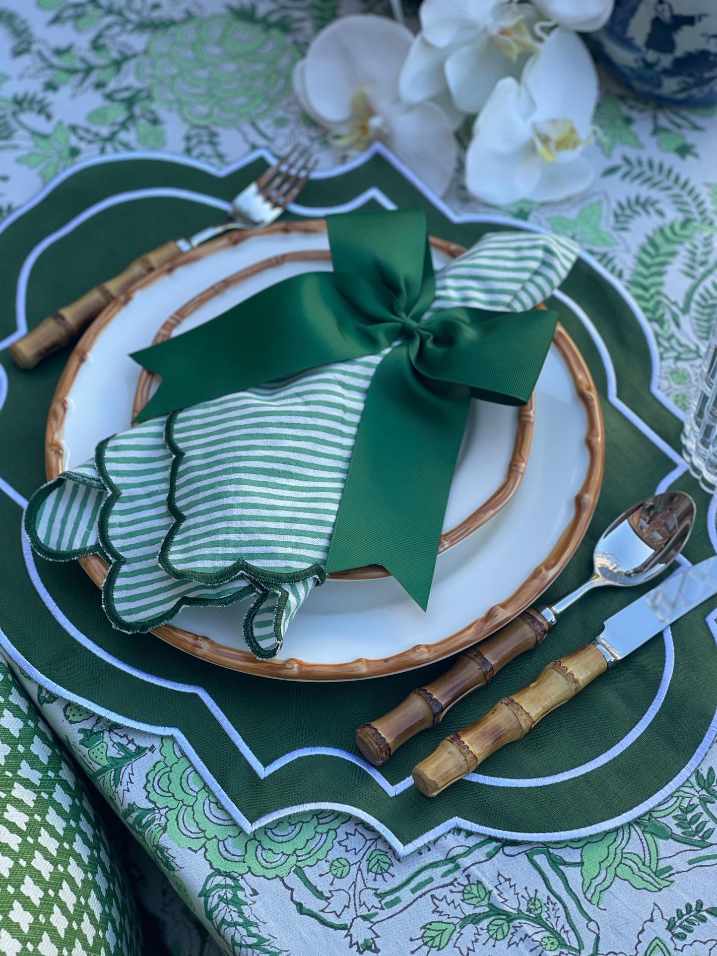 FLORENTINE GREEN PLACEMAT