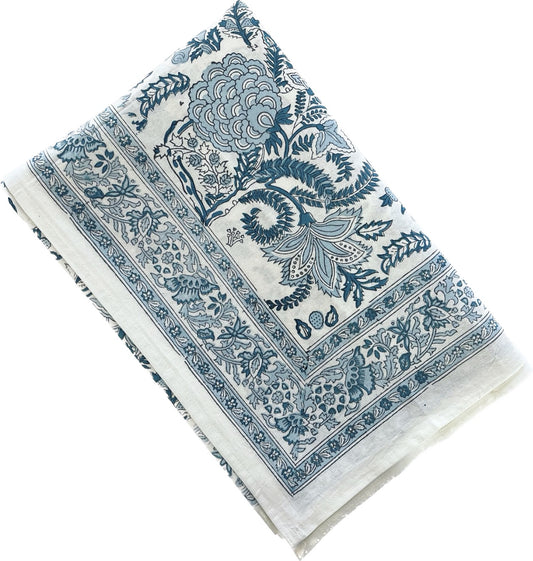 PENELOPE BLUE TABLECLOTH