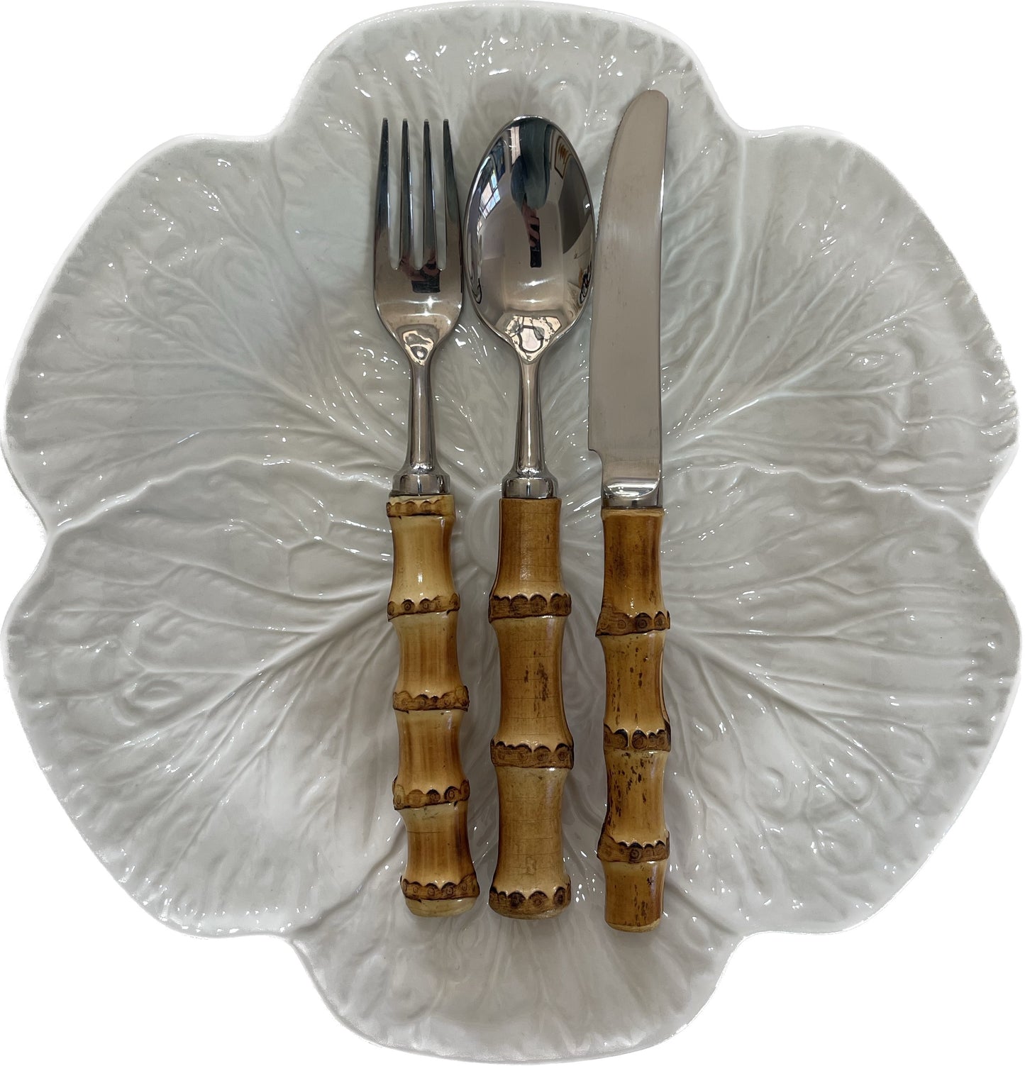 DELUXE NATURAL BAMBOO CUTLERY (3 PIECE SET)